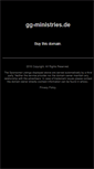 Mobile Screenshot of gg-ministries.de